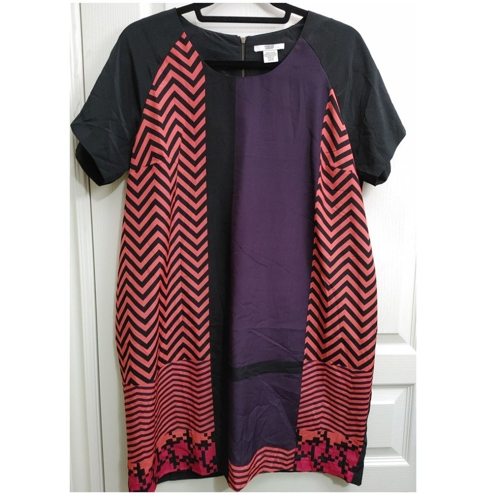 MAMAS&PAPAS SHORT LOOSE SHIFT DRESS MULTI COLOR (US10)